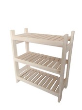 Scaffale in Legno Scaffale Modulare Impilabile 60x60x33 cm 3 Ripiani (HxLxL) Ufficio Shelving price