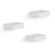Umbra Showcase set 3 mensole bianco lucido mini scaffale mensola da parete mensola da parete decorazione Ufficio Shelving price