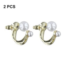 Orecchini a perno perle imitazione doppio strato senza tempo per gioielli donna Pearl Orecchini price