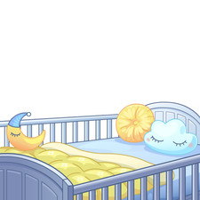 Neopets! - Articolo sfondo culla bambino! - INDOSSABILE! - Oggetto Virtuale [Veloce + Cassaforte] Crib Bebè price