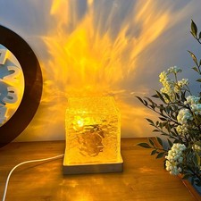 Lampada da tavolo luce sensoriale onda oceano camera da letto proiettore galassia luce con telecomando Camera Tavolo Lamp Bebè price