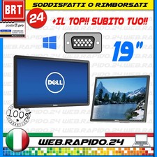 PC MONITOR SCHERMO 19" 1366X768  (DELL,HP)VGA DVI DESKTOP NO BASE BUONO 20 22 Monitor price