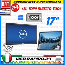 BUONO_PC MONITOR SCHERMO LCD DA 17" POLLICI (DELL,HP) VGA DVI DISPLAY DESKTOP 19 Monitor price