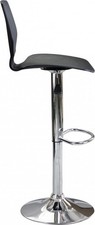 DecHome Sgabello Cucina Bar Alto Metallo/Plastica 39,5x44,5x58-78 Nero Bar Sgabello price