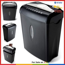 Tritacarte 8 Fogli Taglio Croce 3,7 Galloni Cestino Rifiuti Triturazione Carte di Credito Carta Shredder price