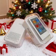 NUOVO Apple iPod nano 7a generazione (16 GB) argento lettore Mp3 Mp4 - scatola sigillata al dettaglio MP3 Player & IPod price