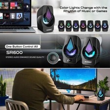 ELEGIANT SR600 10W altoparlanti computer stereo home theater sistema audio luce RGB Casa Theater Sound Sistema price