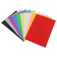 Fogli di Tessuto Feltro, 5,9" x 3,9" 10 Colori Assortiti Fogli di Feltro Rigido Confezione da 10 Felt price