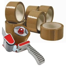NASTRO DA IMBALLAGGIO SELLOTAPE DISPENSER PISTOLA CONTIENE ROTOLI FINO A 50mm QUALITÀ PREMIUM NUOVO Tape Dispenser price