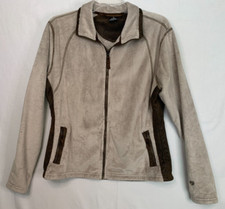Giacca pile italiana Kuhl Advokat full zip beige marrone bordo microscamosciato Gorpcore Cappotto Ragazza price