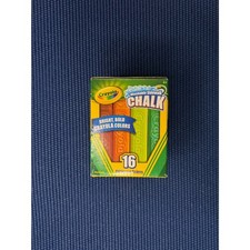 Crayola gesso lavabile per marciapiede numero 16 colori vivaci nuovo Chalk price