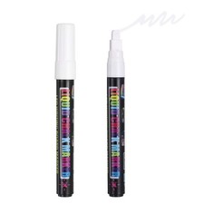Marcatori a Gesso Liquido, 2 Pezzi Marcatori per Lavagna Bianca con Punte Larghe 7mm, Bianco Chalk price