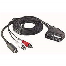 CAVO 1 SPINA SCART - 1 SPINA S-VHS 2 SPINE RCA 1.5 MT Scart Cavo price