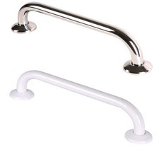 Maniglia barra binario acciaio per disabili bianco cromato ausilio mobilità bagno 20 cm 30 cm Prodotti bagno per disabili price