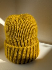Cappello berretto unisex fatto a mano in lana grossa Beanie Unisex price
