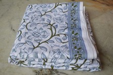 Abito indiano 10 iarde floreale stampato a mano 100% cotone materiale tessuto ZK-31 Guanti Bebè price