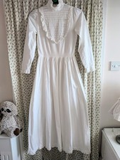 Abito da sposa vintage anni 70 Laura Ashley, 8 Wedding Abito price