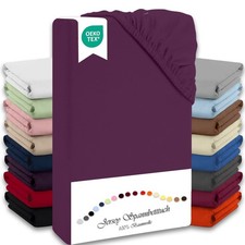 Lenzuolo con angoli in jersey 90-100x190-200 cm 100% cotone melanzana Lenzuolo bebè price