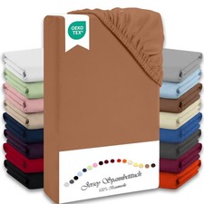 Lenzuolo con angoli in jersey 90-100x190-200 cm 100% cotone torrone Lenzuolo bebè price