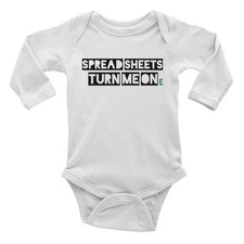 Body canotta crescita bambino nerd geek divertente lenzuola spalmate girami l/S Lenzuolo bebè price