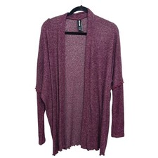 Cardigan Agnes Dora orlo increspato L maglia prugna civetta morbido ragazza romantico accogliente autunno Maglione & Cardigan & Maglieria Ragazza price