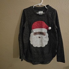 Maglione girocollo Babbo Natale festivo - Nero Maglione & Cardigan & Maglieria Ragazza price