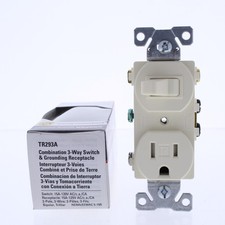 Cooper TR293A Interruttore a levetta 3 vie resistente alle mandorle presa 15A Piccoli elettrodomestici da cucina outlet ed esposizione price