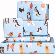 Carta da imballaggio per cani CENTRAL 23 - Border Collie - 6 fogli di confezione regalo compleanno Wrapping Carta price