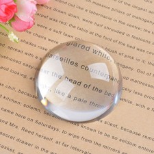 LS Grande Lente di Ingrandimento Fermacarte Cupola Lenti di Ingrandimento Semi Sfera Cristallo 40mm Magnifying Glass price