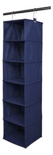 Space Logic Organizzatore da Appendere a 6 Ripiani Navy 120x30x30cm per Armadio e Armadio Wardrobe & Closet price