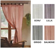 Tenda arredo velata passanti tendone finestra 1 pannello cm140x280 mod.LUCIBELLA Tenda velata price