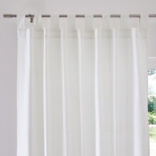 Tenda, tenda cucina soggiorno 2 Pannelli 140x280cm velata trasparente bianco Tenda velata price