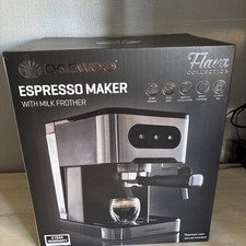 Daewoo Macchina da Caffè Espresso Doppia Tazza 20 Bar FILTRO e Montalatte 1,5L Da Incasso Caffè Machine price