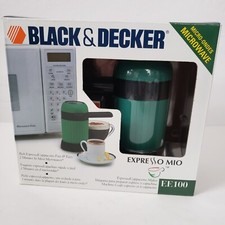 Black & Decker Mini Macchina da Caffè Espresso Mio EE100 Microonde Personale Nuova Con Scatola Da Incasso Caffè Machine price