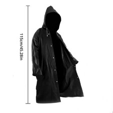 mpermeabile lungo nero impermebile uomo impermeabile trench giacca con cappucci* Trench Cappotto Uomo price