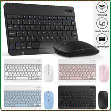 Set tastiera e mouse wireless ultra sottile ricaricabile per Mac Apple PC computer Keyboard - Mouse price