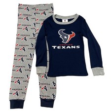 NFL Houston Texans Camicia e Pantaloni a Maniche Lunghe per Ragazzi Set da 2 Pezzi per dormire, Medium (8) Set Abbigliamento Ragazzo price