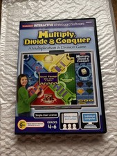 Multiply Divide & Conquer PC/MAC gioco educativo gradi 4-6 Lakeshore nuovo Software educativo prescolare price