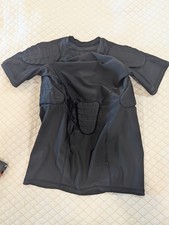 Camicia e gilet imbottiti protezione petto costola protezione cuore giovanile per calcio rugby BMX Undershirt Ragazza price