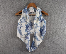 LAURA BIAGOTTI Junior Ragazze Floreale Collo Designer Bottoni Blusa Canotta Camicia L Undershirt Ragazza price