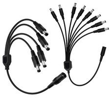 Cavo Adattatore Sdoppiatore Alimentazione DC 1 Femmina a 4/8 Vie per Sistema Telecamere CCTV Security Sistemi Adattatore price