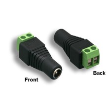 Adattatore terminale alimentazione DVR Kentek sicurezza CCTV DC 5,5mm x 2,1mm femmina contatto Security Sistemi Adattatore price