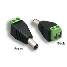 Adattatore terminale alimentazione DVR Kentek sicurezza CCTV DC 5,5mm x 2,1mm maschio contatto Security Sistemi Adattatore price