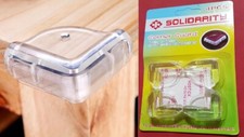 4 Paracolpi Protezione Cuscino Angolare Bordo Scrivania Vetro Sicuro Antibambino Corner Protector Bebè price