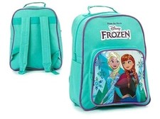 Zaino Frozen bimba scuola asilo bambina  Elsa & Anna cartoni verde Disney28x35 Zaino scuola price