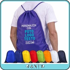 ZAINO SACCA LOGO CALCIO VOLLEY SPORT GREST MARE PERSONALIZZATA STAMPATA Zaino scuola price