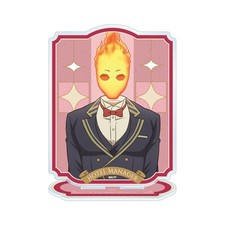 TV anime "Tasokare Hotel" Hotel Manager grande supporto acrilico 13,6 x 10,4 cm Supporto per Tv Unit price