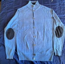 Maglione,Cardigan  Con Bottoni-Uomo-Ragazzo-taglia XL-Cotton&Silk-Azzurro -NUOVO Cardigans Ragazzo price