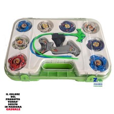 VALIGETTA CON 8 TROTTOLE BEYBLADE CON PISTOLA SPARA TROTTOLE PER BAMBINI Valigetta price