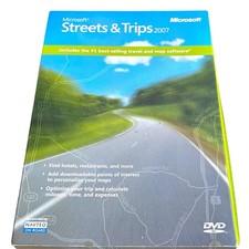 Microsoft Streets and Trips 2007 DVD software per viaggi e mappe Software atlanti e mappe price